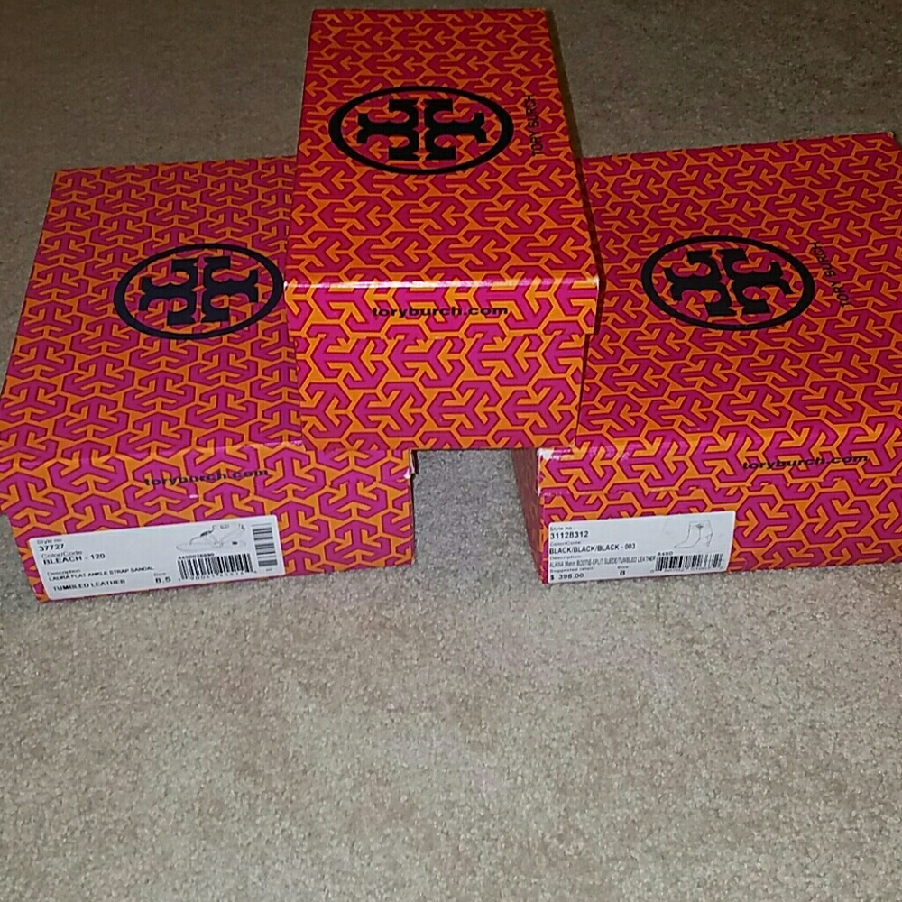 Tory burch shoe boxes